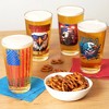 True Vertical Flag Pint Glass, Beer Glasses for Independence Day, Memorial Day, Versatile Drinkware for Beers, Perfect Gifts for Men, 16 oz, Set of 1 - 4 of 4