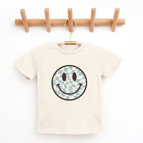 The Juniper Shop Checker Board Smiley Face Toddler Short Sleeve Tee - image 1 of 2