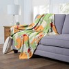 Cartoon Network Johnny Bravo Johnny's Moves Silk Touch Throw Blanket 50x60 Inches - 2 of 4