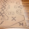 Mark & Day Candi 8'x10' Rectangle Washable Woven Indoor Area Rugs Pecan/Dark Gray: Stain-Resistant, Bohemian Style - 3 of 4