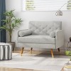 Mid-Century Modern Design Button tufted for living room-Christopher Knight Home - 3 of 4