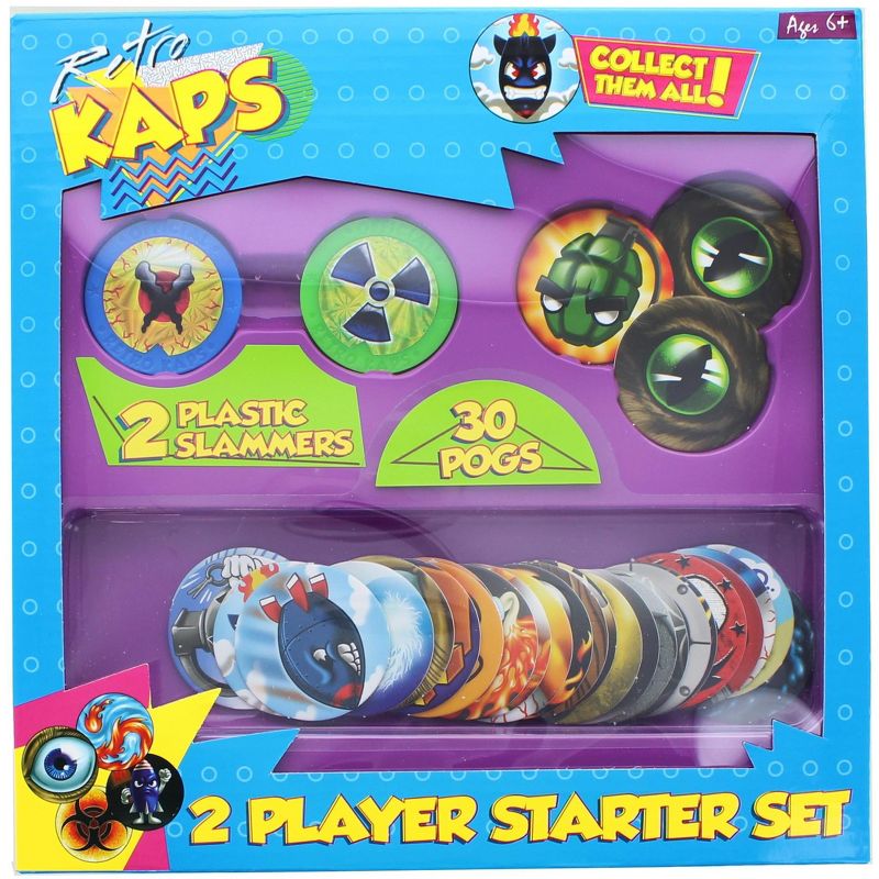 UCC Distributing Pogs 2 Player Starter Kit | 2 Slammers | 30 Pogs, 1 of 3