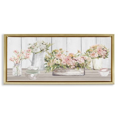 Stupell Industries Farm Table Bouquet Still Life, 31" x 14"