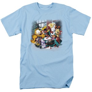 Garfield Mine! Adult T-Shirt Light Blue 3X Large - 1 of 4