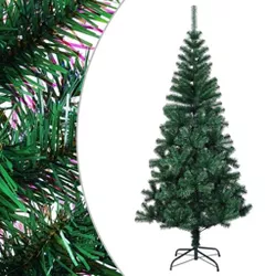 Vidaxl Artificial Christmas Tree With Iridescent Tips White 
