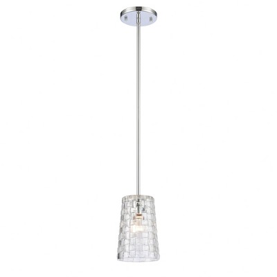 Elk Home Lightweave 1 - Light Pendant in  Polished Nickel