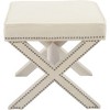 Meridian Furniture,Nixon Velvet Ottoman/Bench - 3 of 4