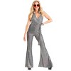 HalloweenCostumes.com Silver Disco Dazzler Women's Costume - 3 of 3