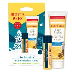 Burt's Bees Hive Favorites Lip Balm Gift Set - Vanilla Bean - 1.15oz - 1 of 4