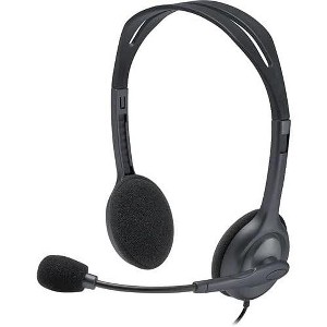 Logitech - Old School Style H111 Over Ear Stereo Headset with Boom Mic - 1 of 1