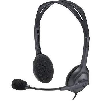 Logitech - Old School Style H111 Over Ear Stereo Headset with Boom Mic