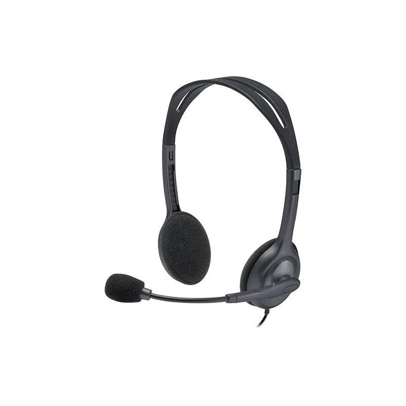 Logitech - Old School Style H111 Over Ear Stereo Headset with Boom Mic, 1 of 2