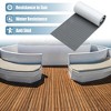 Unique Bargains EVA Faux Teak Decking Sheet Mat Non-Slip Self-Adhesive for Boat Yacht Marine Deck Pad Car - 2 of 4