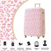 Aukfa 3-Piece Leopard Print Lightweight Hard Shell Expandable Luggage Set with TSA Lock, Available Sizes 20" 24" 28", Multi-Color - 4 of 4