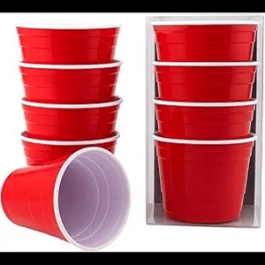 Red Cup Living 5oz Plastic Shot Tumbler – Reusable Dishwasher-Safe Cup - 1 of 4