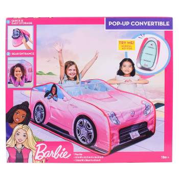 Sunny Days Entertainment Barbie Camper Pop Up Play Tent – Pink Dream House for Kids | Carrying Bag Include