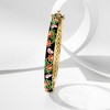 Ross-Simons Multicolored Enamel Flower Bangle Bracelet in 18kt Gold Over Sterling - 3 of 4