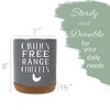 Elanze Designs Free Range Children Grey X-Large Cork Bottom Kitchen Utensil Holder - 2 of 4