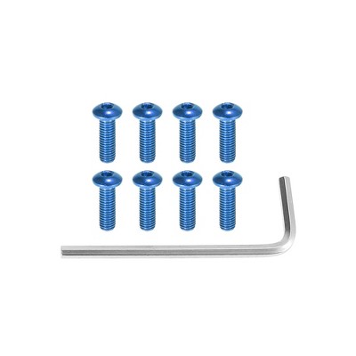 Unique Bargains Car Steering Wheel Round Head Screw Bolts Taper with Wrench