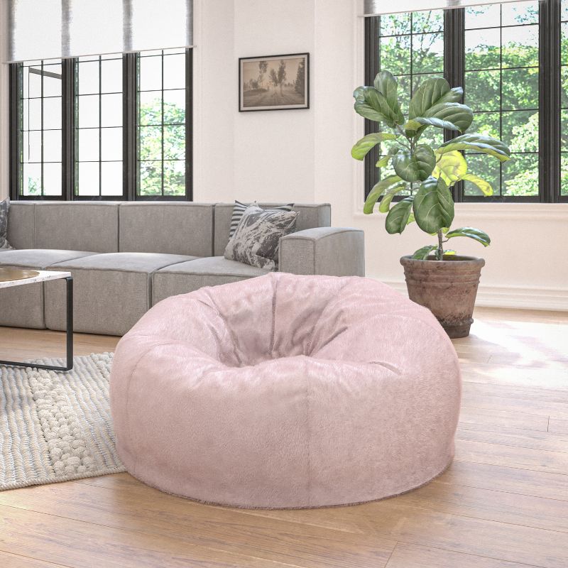 Emma and Oliver Oversized Bean Bag Chair for Kids and Adults, 2 of 9