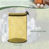 Unique Bargains Nylon Mesh Drawstring Golf Ball Storage Bag - 2 of 4
