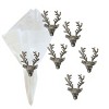 C&F Home Silver Stag Napkin Ring Set of 6 - 2 of 3