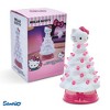 Ukonic Sanrio Hello Kitty White Light-Up Ceramic Christmas Tree | 6 Inches Tall - 2 of 4