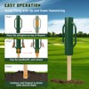 Fence Post Driver 37LB T Post Driver with Handle Heavy Duty Hand Post Pounder with Handle for U Fence Post Wooden Post - 3 of 4