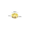 Unique Bargains Rhinestone Small Round Bulk Glass Spacer Beads for Jewelry Making 100 Pcs - 2 of 4