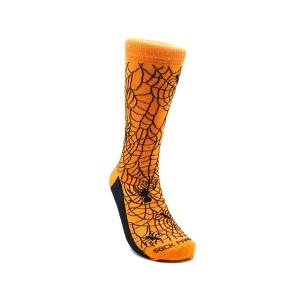 Intricate Spiderweb Pattern Socks (With Spider) - Size 6-8 (Tween Sizes, Small) from the Sock Panda - 1 of 3