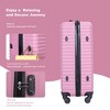 KTMBDW Luggage Sets PC+ABS Durable Suitcase Double Wheels TSA Lock - 3 of 4