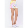Women's Swirl Tie Dye Short - Judy Blue - 4 of 4