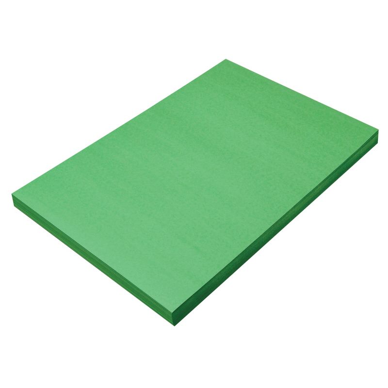 Prang Medium Weight Construction Paper, 12 x 18 Inches, Holiday Green, 100 Sheets, 1 of 6