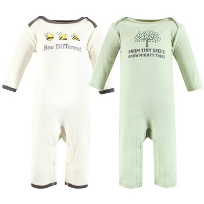 3-6 Month Girl Clothes Yoga Sprout Baby Boys Cotton Coveralls 3pk