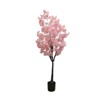 Artificial Cherry Blossom Tree for Indoor Outdoor - Faux Silk Sakura Plant with Pot - 3 of 4