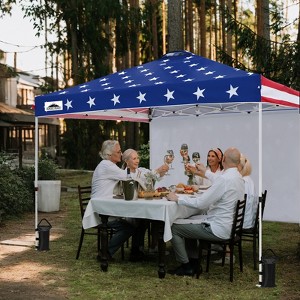 EAGLE PEAK 12x12ft Pop Up Canopy with One Sidewall, Easy Setup Event Instant Tent - 1 of 4