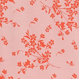 sunset coral snowdrop floral