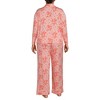 Lands' End Women's Cooling 2 Piece Pajama Set - Long Sleeve Top and Pants - 2 of 3