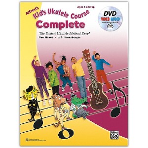 Alfred Alfred's Kid's Ukulele Course, Complete Book, DVD & Online Audio & Video Beginner - 1 of 1