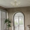 Livex Lighting Estate 5 - Light Semi-Flush Mount in  Antique Brass - 3 of 4