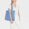 Canvas Beach Striped Tote Bag - Shade & Shore™ - 2 of 4