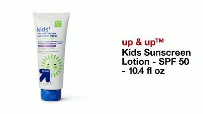 Kids Sunscreen Lotion - Spf 50 - 10.4 Fl Oz - Up & Up™ : Target