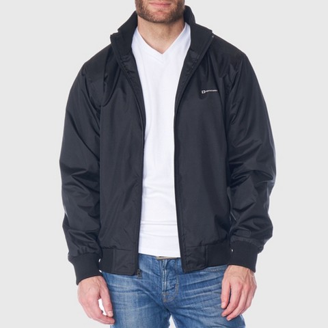 Мужские куртки Alpine Swiss Alvin Mens Lightweight Bomber Jacket Casual Windbreaker Varsity Style Coat Versatile & Stylish BLK SML
