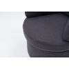 PAGED Teddy Fabric Swivel Accent Chair Modern Living Room Chairs with Back Cushion, Storage Chair for Living Room - 3 of 4