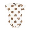 Hudson Baby Infant Boy Cotton Layette Set, Blue Brown Little Bear - 4 of 4