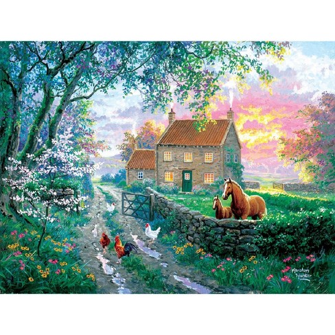 Sunsout English Farm Life 500 Pc Jigsaw Puzzle 69838