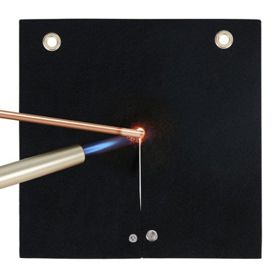 VEVOR Welding Blanket, 12" x 12" Carbon Fiber Heat Shield Welding Mat, Up To 1800°F Heat Resistant, Flame Protector Pad, Black