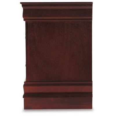 Alisdair Dark Brown Transitional 2-Drawer Nightstand