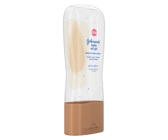 Johnson's Baby Oil Gel With Shea & Cocoa Butter For Baby Massage - 6.5 fl oz