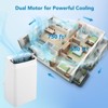 14000 BTU Portable Air Conditioners with Remote Control, 3-in-1 Free Standing Cooling AC Unit, Cools Room up to 750 sq.ft, Smart/Sleep Mode, 3 Speed - 3 of 4